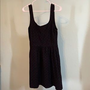 Madewell Sweetheart Cocktail dress Black Small
